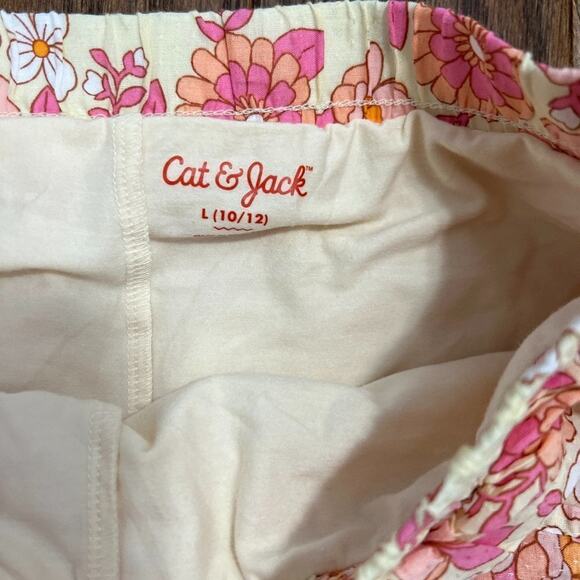 Cat & Jack  Girls Skort Light Pink Floral Print NWT Sz 10/12 - Picture 2 of 6